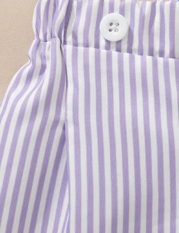Pantaloni Shein Kids, mov