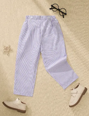 Pantaloni Shein Kids, mov