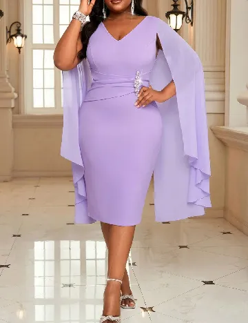 Rochie medie SHEIN CURVE, mov