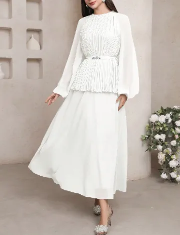 Rochie lunga SHEIN, alb