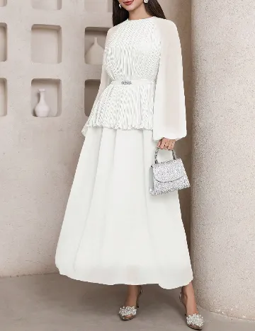 Rochie lunga SHEIN, alb