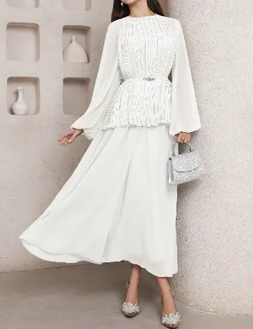 Rochie lunga SHEIN, alb
