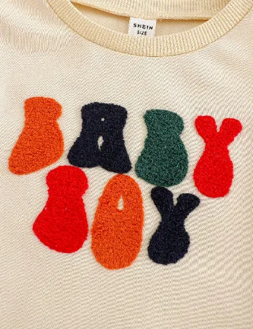 Compleu Cozy Pixies, crem/bleumarin