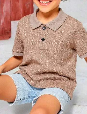 Tricou Shein Kids, maro