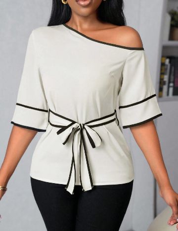 Bluza SHEIN, ecru