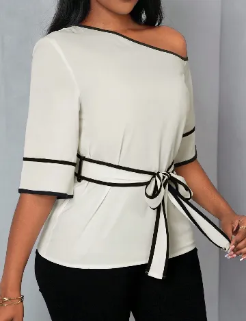 Bluza SHEIN, ecru