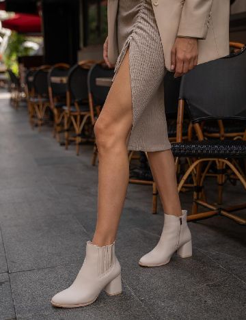 Botine, bej