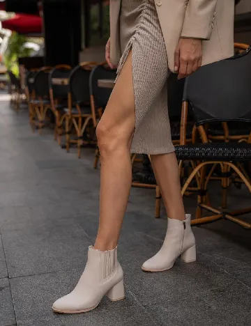 Botine, bej