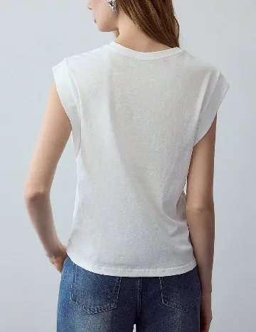 Tricou MOTF, alb