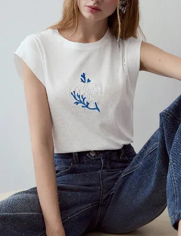 Tricou MOTF, alb