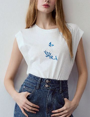 Tricou MOTF, alb