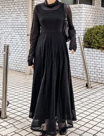 Rochie lunga SHEIN, negru