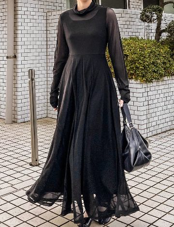 Rochie lunga SHEIN, negru