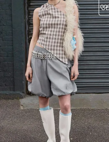 Pantaloni scurti SHEIN, gri
