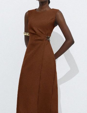 Rochie medie SHEIN, maro