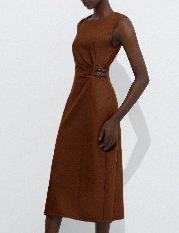 Rochie medie SHEIN, maro