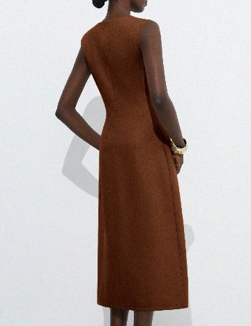 Rochie medie SHEIN, maro