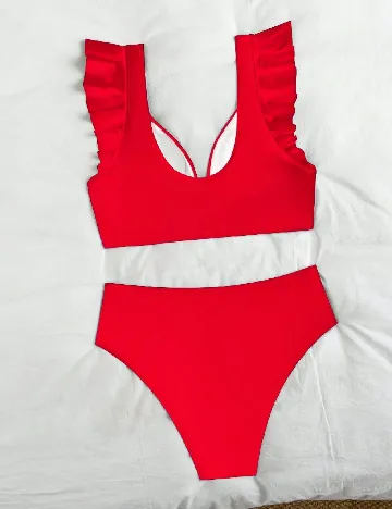 Costum de baie SHEIN, rosu