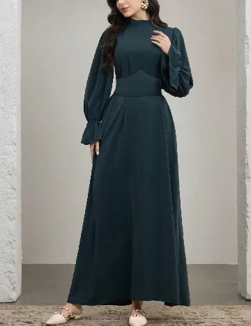 Rochie lunga SHEIN, verde