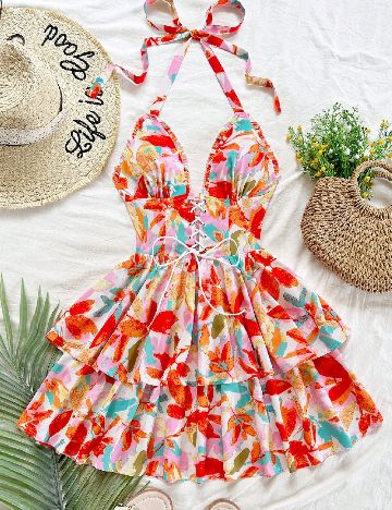 Rochie scurta SHEIN, mix culori