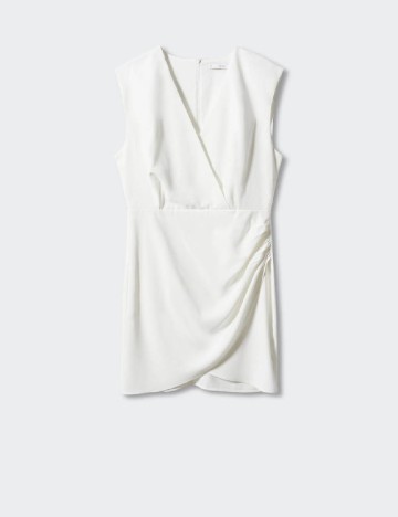 Rochie scurta Mango, alb