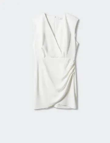 Rochie scurta Mango, alb