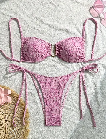 Costum de baie SHEIN, roz