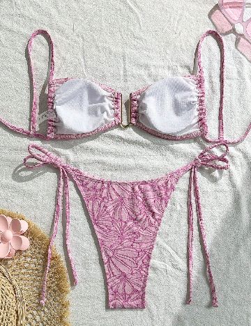 Costum de baie SHEIN, roz