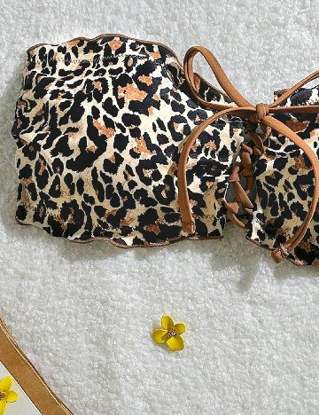 Sutien de baie SHEIN, animal print