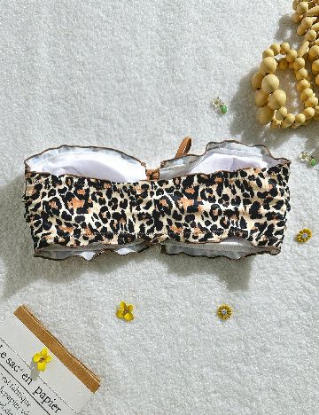 Sutien de baie SHEIN, animal print