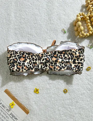 Sutien de baie SHEIN, animal print