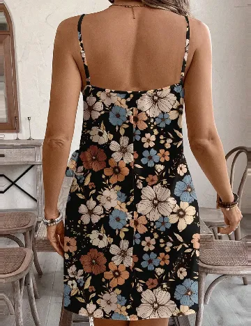 Rochie scurta SHEIN CURVE, floral print