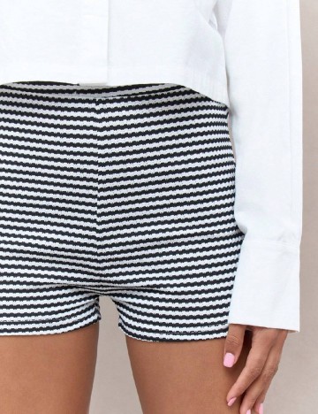 Pantaloni scurti Missguided, alb/negru