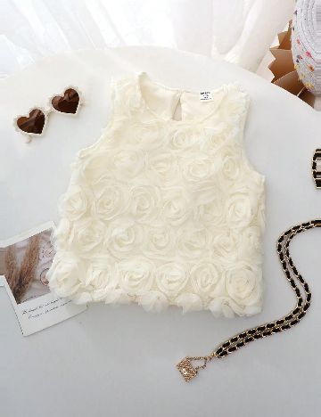 Bluza Shein Kids, crem