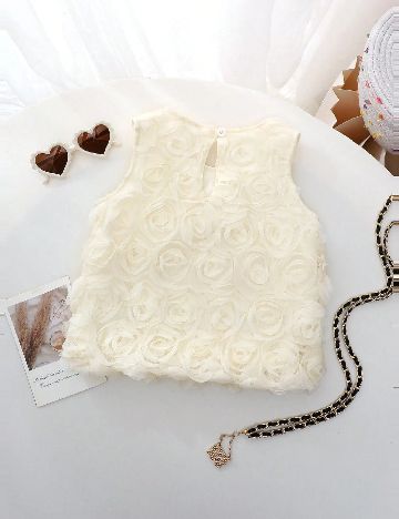 Bluza Shein Kids, crem