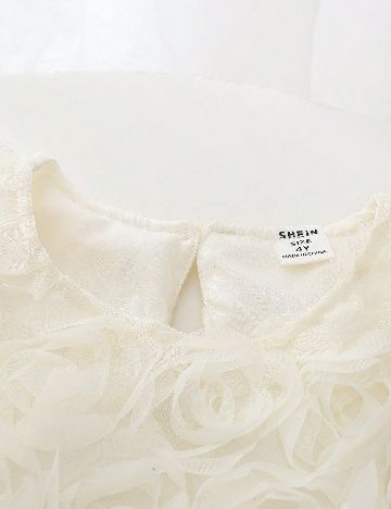 Bluza Shein Kids, crem