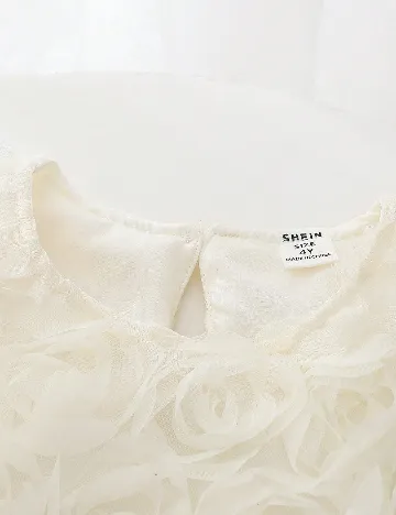 Bluza Shein Kids, crem