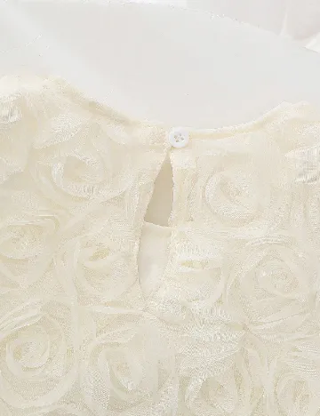 Bluza Shein Kids, crem