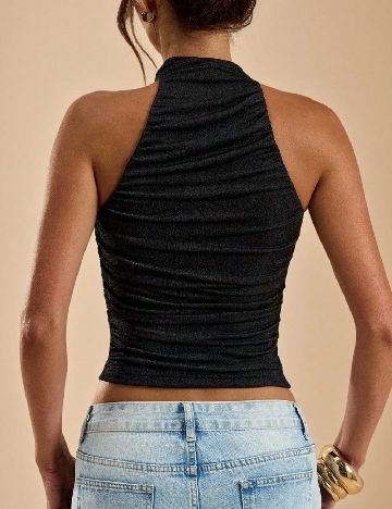 Top SHEIN, negru