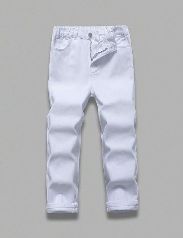 Blugi Shein Kids, alb