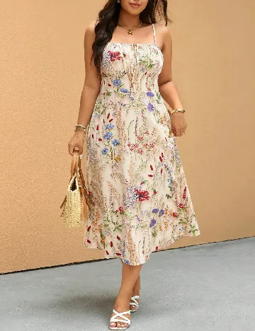 Rochie medie SHEIN CURVE, mix culori