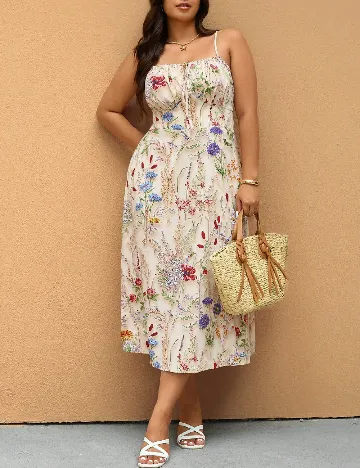 Rochie medie SHEIN CURVE, mix culori