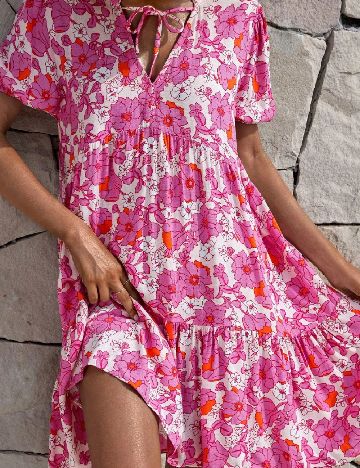 Rochie scurta SHEIN, floral