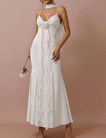 Rochie lunga SHEIN, alb
