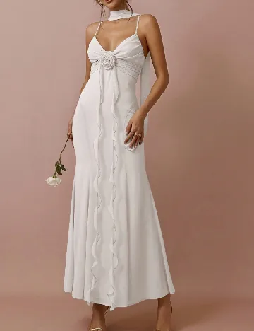Rochie lunga SHEIN, alb