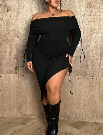 Rochie scurta SHEIN CURVE, negru