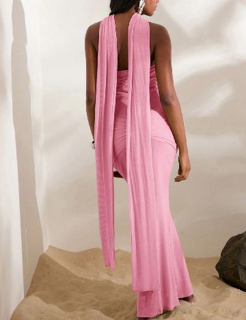 Rochie lunga SHEIN, roz