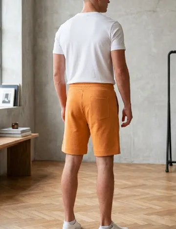 Pantaloni scurti Zara, portocaliu