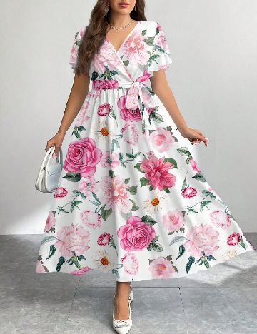Rochie lunga SHEIN CURVE, floral