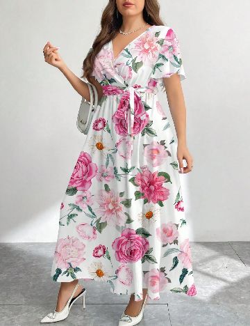 Rochie lunga SHEIN CURVE, floral